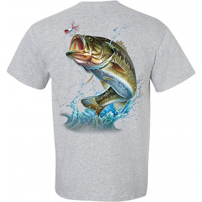 Fishing Action Bass T-Shirt