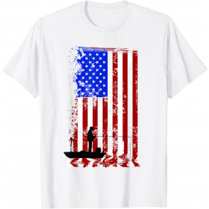 FISHING American Flag T-Shirt