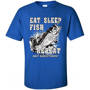 Fishing Eat Sleep Fish Repeat T-Shirt