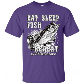 Fishing Eat Sleep Fish Repeat T-Shirt