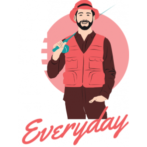 Fishing Everyday The Best Angler T-Shirt