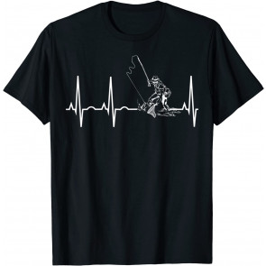 Fishing Heartbeat T-Shirt