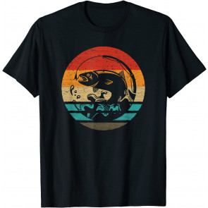 Fishing Retro Style Vintage T-Shirt