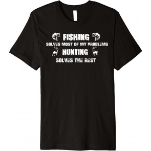 Fishing Solves Most Of My Problems T-Shirt