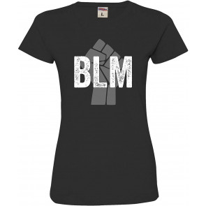 Fist BLM Black Lives Matter Deluxe Soft T-Shirt