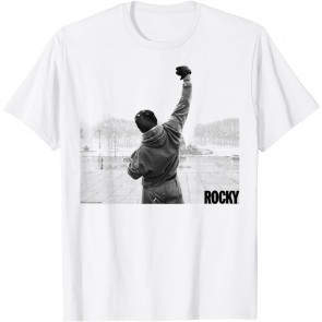 Fist Raise Grey Scale Movie Poster T-Shirt