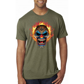 Flaming Laughing Fierce Clown T-Shirt