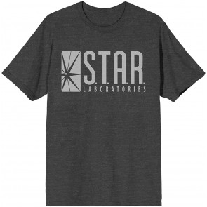 Flash TV Show Star Laboratories Logo Men's Charcoal Heather T-Shirt