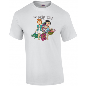 The Flintstones Betty Rubble & Wilma Flintstone Shopping T-Shirt
