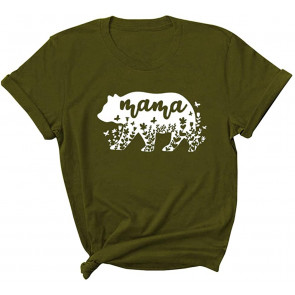 Floral Mama Bear T-Shirt