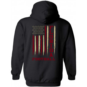 Florida Football Maroon & Gold Flag T-Shirt