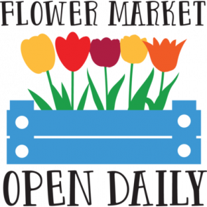 Flower Market Open Daily T-Shirt