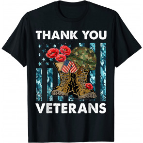 Flower Veterans Day T-Shirt