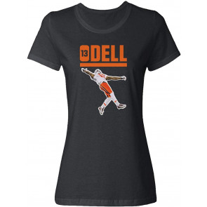 Football Cleveland OBJ Ladies Crewneck T-Shirt