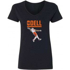 Football Cleveland OBJ Womens Vneck T-Shirt