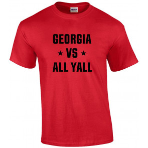 Football Mens Georgia Vs All Yall T-Shirt