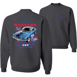 Ford Mustang Cobra Jet USA Cars And Trucks Front And Back T-Shirt