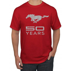 Ford Mustang Logo 50 Years Vintage Emblem T-Shirt