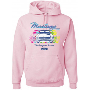 Ford Mustang Neon Vintage Muscle Car Legend Lives T-Shirt