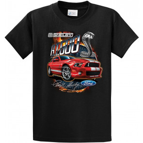 Ford Mustang Shelby GT 500 Ford Logo Cobra Model Men's T-Shirt
