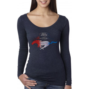 Ford Mustang USA Flag T-Shirt