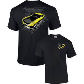 Ford Mustang Vintage Yellow Boss 302 T-Shirt
