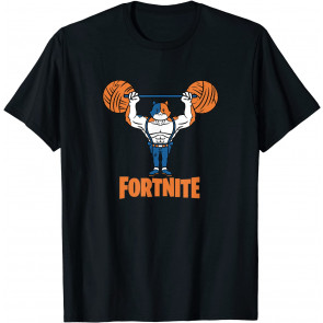 Fortnite Yarn Lifter Orange Text T-Shirt