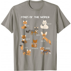 Foxes Of The World T-Shirt