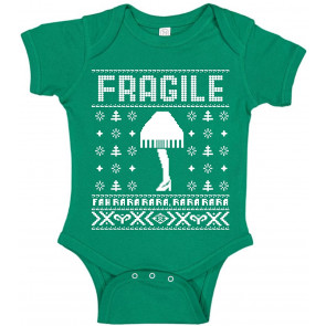 Fragile Leg Lamp Ugly Christmas Baby T-Shirt
