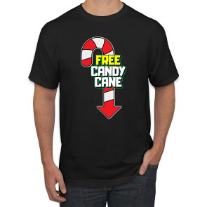 Free Candy Cane Christmas T-Shirt