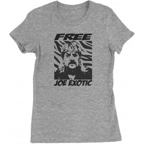 Free Joe Exotic King Of The Tigers Womens T-Shirt