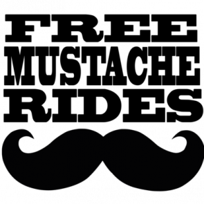 Free Mustache Rides Tshirt