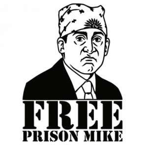 Free Prison Mike  The Office Shirt  Michael Scott T-Shirt