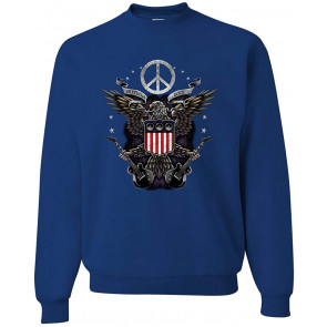 Freedom Rock Guitar Peace Eagle T-Shirt