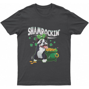 French BullLovely Dog Irish Shamrockin' Dog T T-Shirt