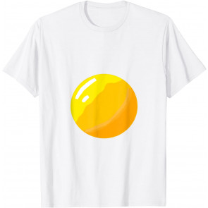 Fried Egg Costume Breakfast Food Sunny Side Up Egg Yolk T-Shirt