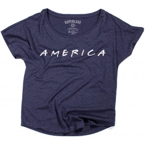Friends America 4th Of July Tri-Blend Dolman T-Shirt