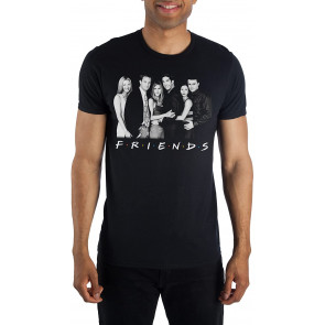 Friends Black And White T-Shirt