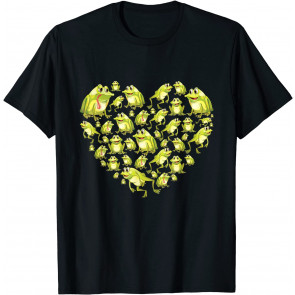Frogs Heart Frog Lover Gift For Men Women Kids Frog Catcher T-Shirt