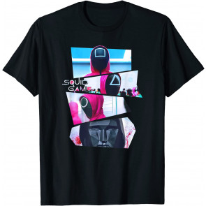 Front Man And Guards Broken Panel T-Shirt