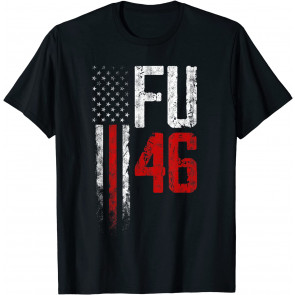 FU 46 Vintage Old American Flag T-Shirt