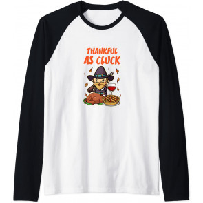 Fun Happy Thanksgiving Food Dinner Turkey Thankful As Cluck T-Shirt