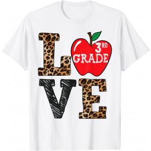 Fun Love Third Grade Squad First Day Of School Kids Teacher T-Shirt