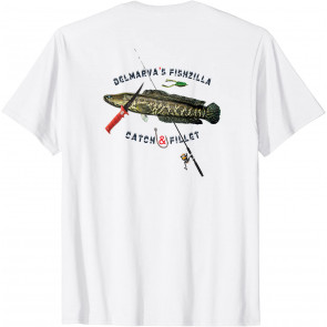 Fun Outdoors Snakehead Fishzilla Fishing T-Shirt