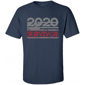 Funny 2020 Survivor American Flag T-Shirt