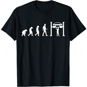 Funny Auto Mechanic Evolution Auto Repair Car Mechanic T-Shirt