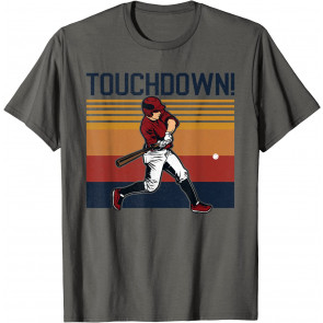 Funny Baseball Football Touchdown Sports Humor Home Run T-Shirt