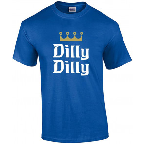 Funny Beer Drinking Dilly Dilly Crown Graphic T-Shirt