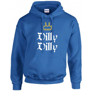 Funny Beer Drinking Dilly Dilly King Crown Outline T-Shirt
