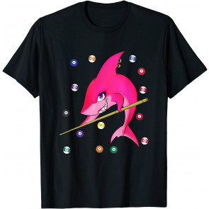 Funny Billiards Pool Shark Female T-Shirt